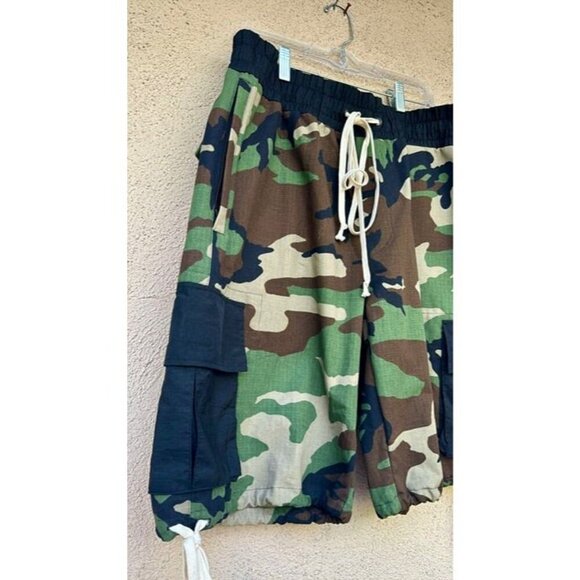 Daniel Patrick Mens Camo Shorts Large New Designer - Picture 4 of 9